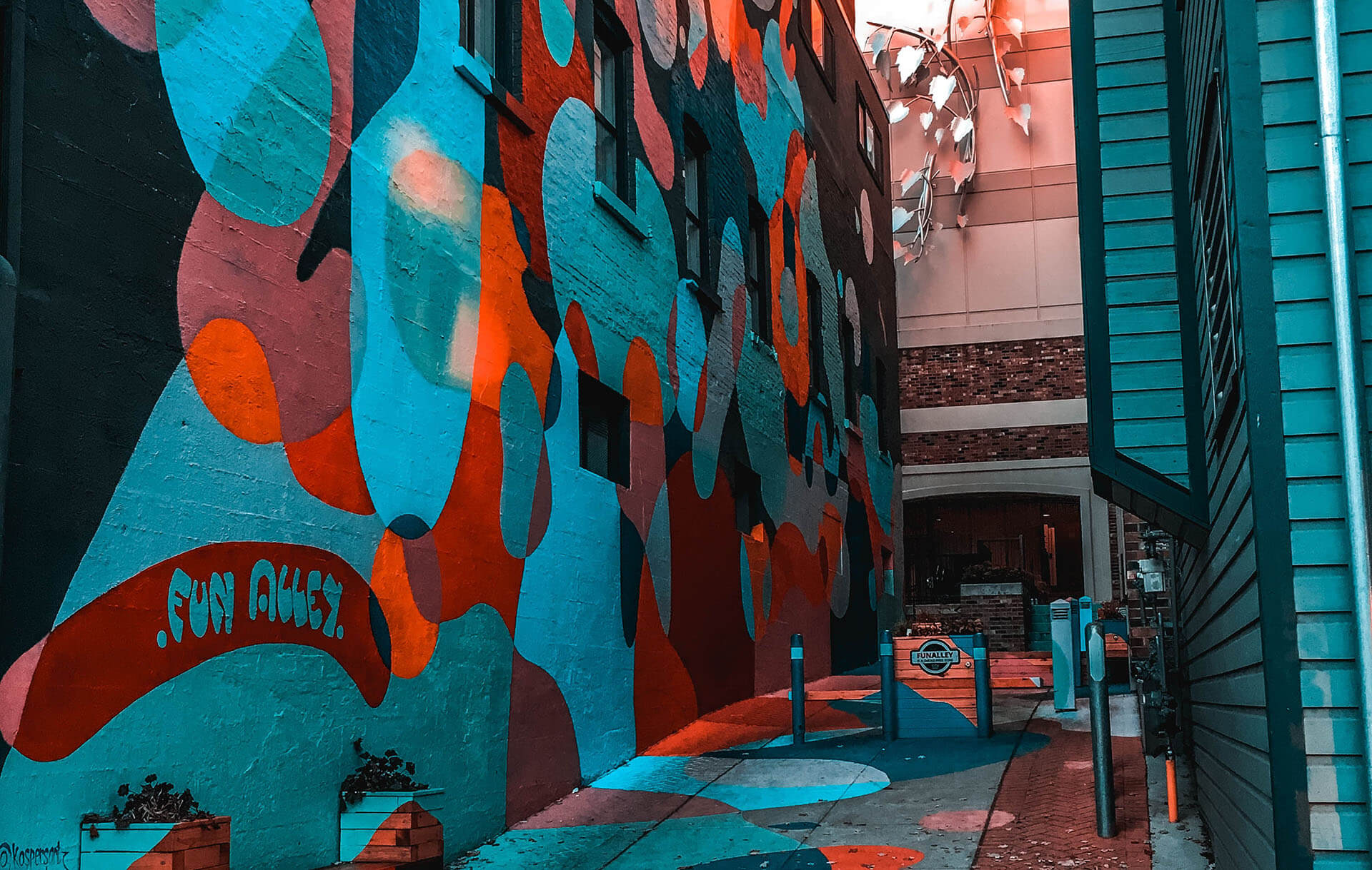 Precise Angular Stitches Encase Twigs